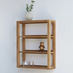 Akeru II væghylde 3H, FSC-certificeret egetræ