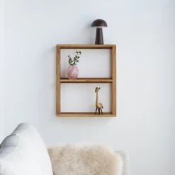 Akeru II væghylde 2H, FSC-certificeret egetræ