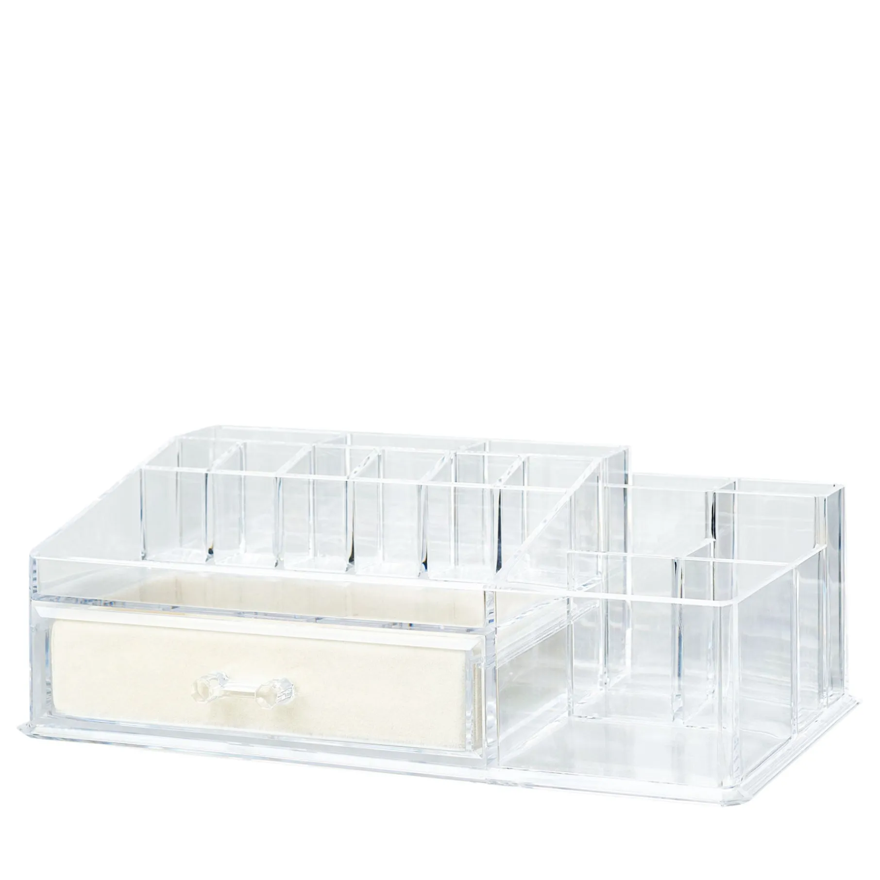 Akryl organizer med skuffe