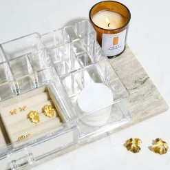 Akryl organizer med skuffe