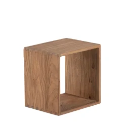 Anakin kvadrat bogkasse, elm 23x23 cm