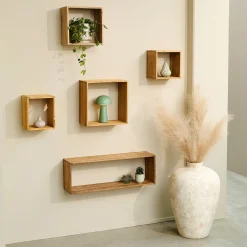 Anakin rektangulær bogkasse elm 74x25 cm