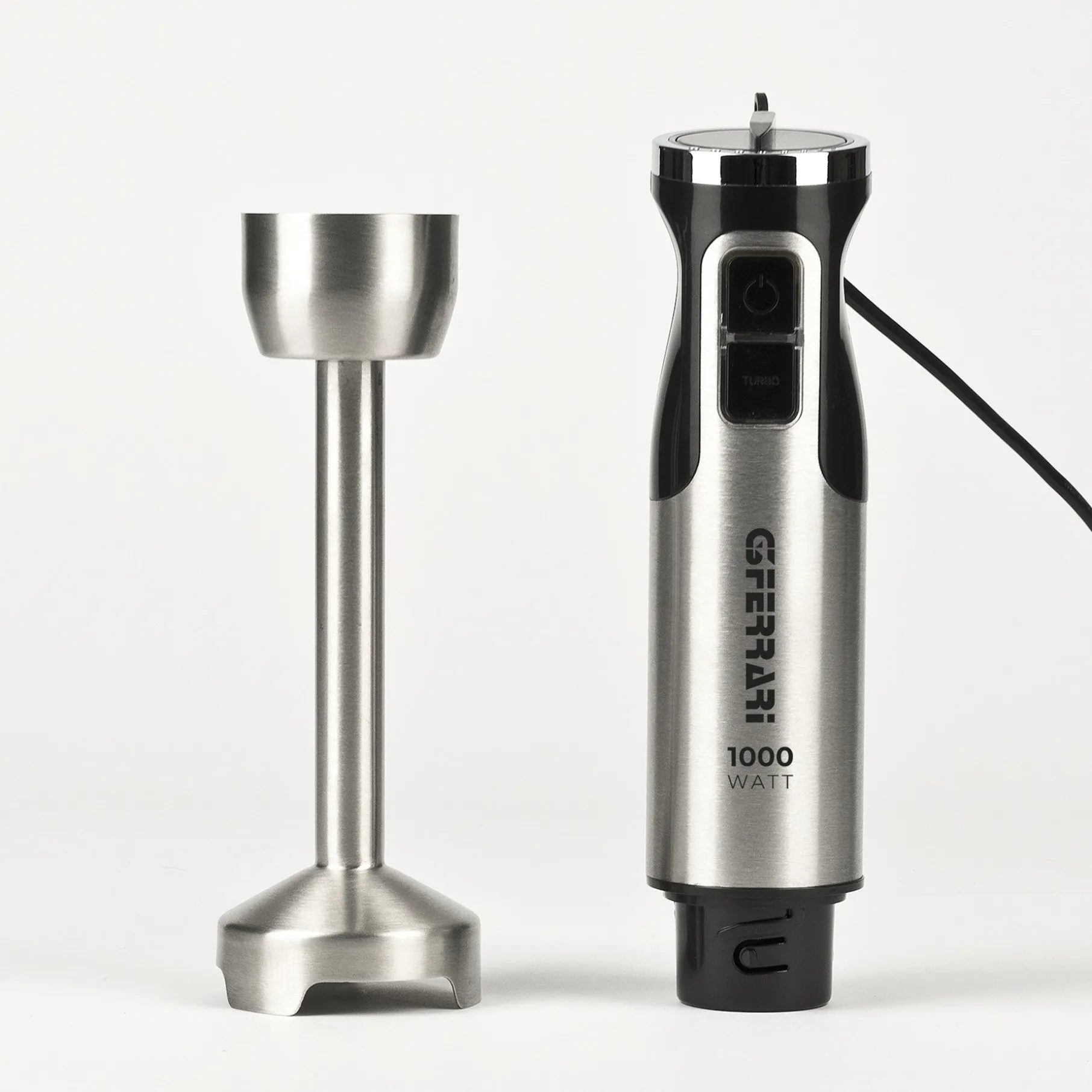 Antelao stavblender sølv/sort