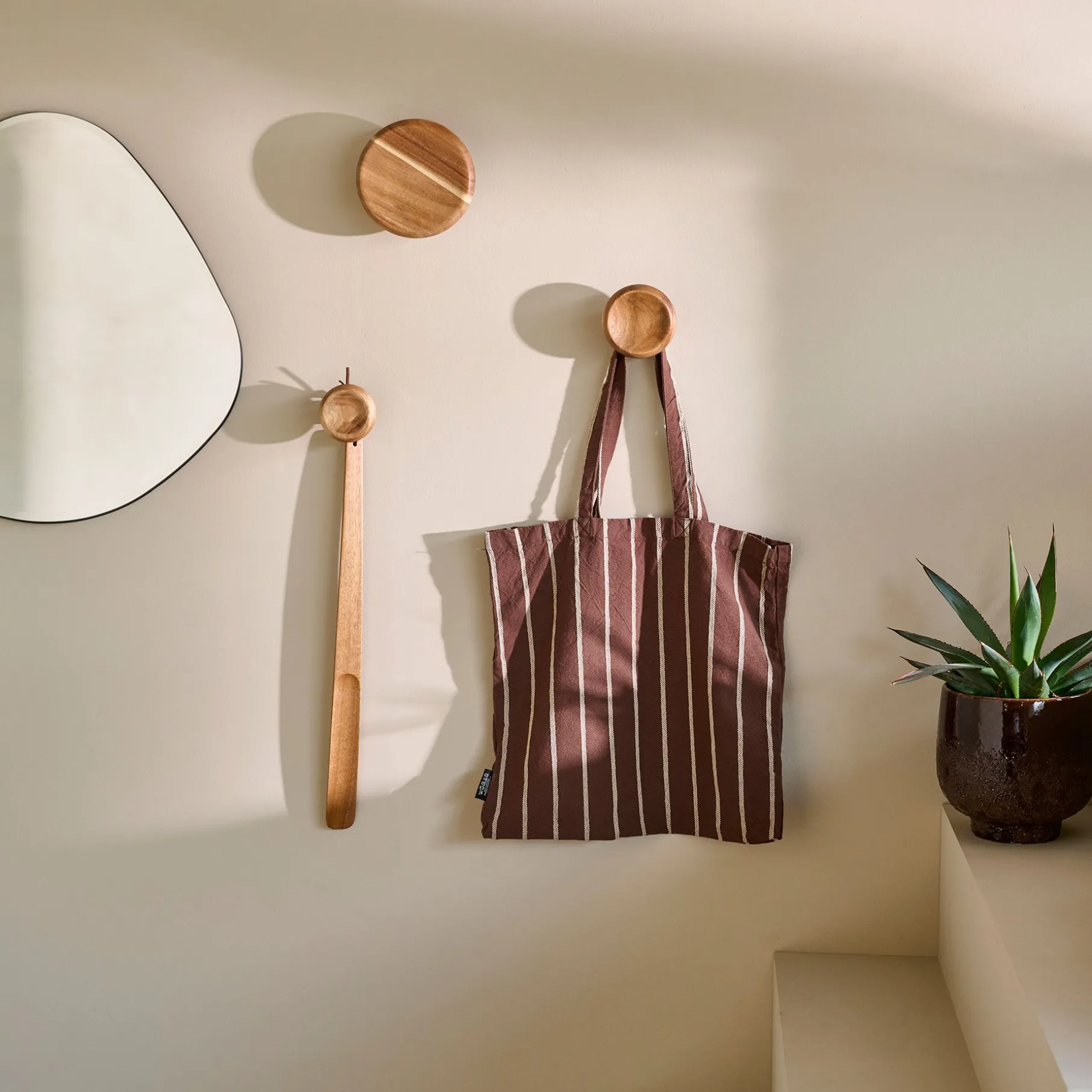 Auri Akacie Knage - sæt 3 stk