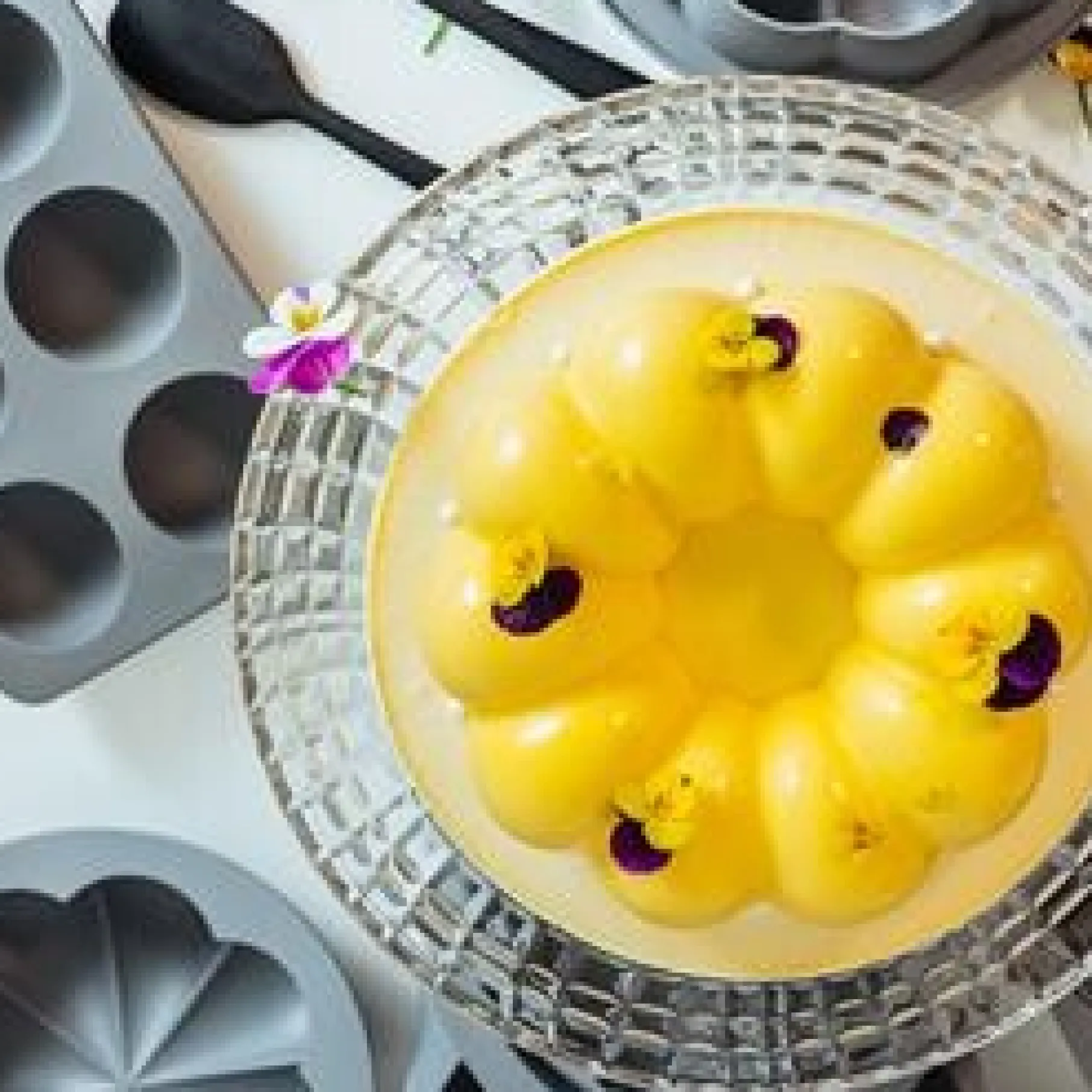 Bakery blomst silikoneform