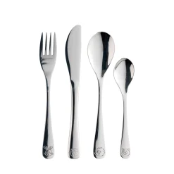 Børnebestik 4 dele stål