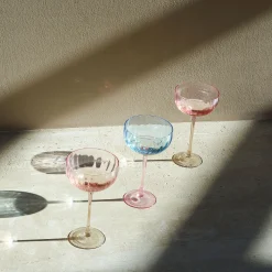 Candy Blue Champagneskål