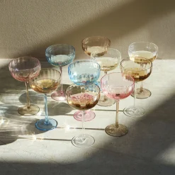 Candy Blue Champagneskål