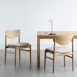 Celeste spisebordsstol u. armlæn - Stof