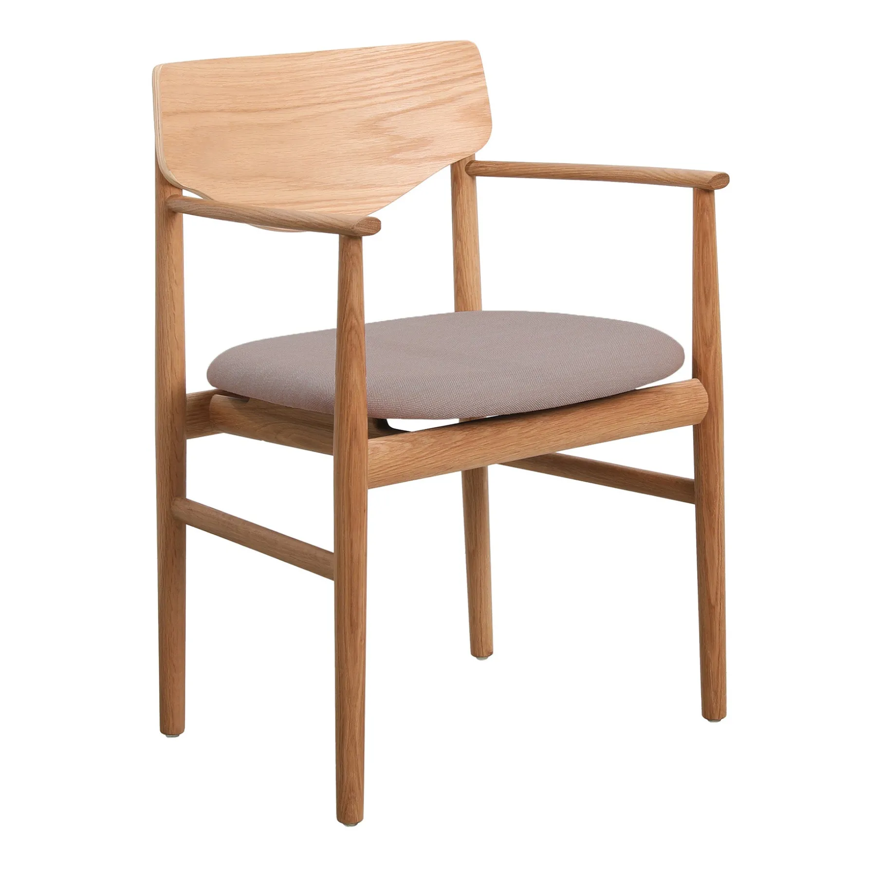 Celeste spisebordsstol m. armlæn - Stof