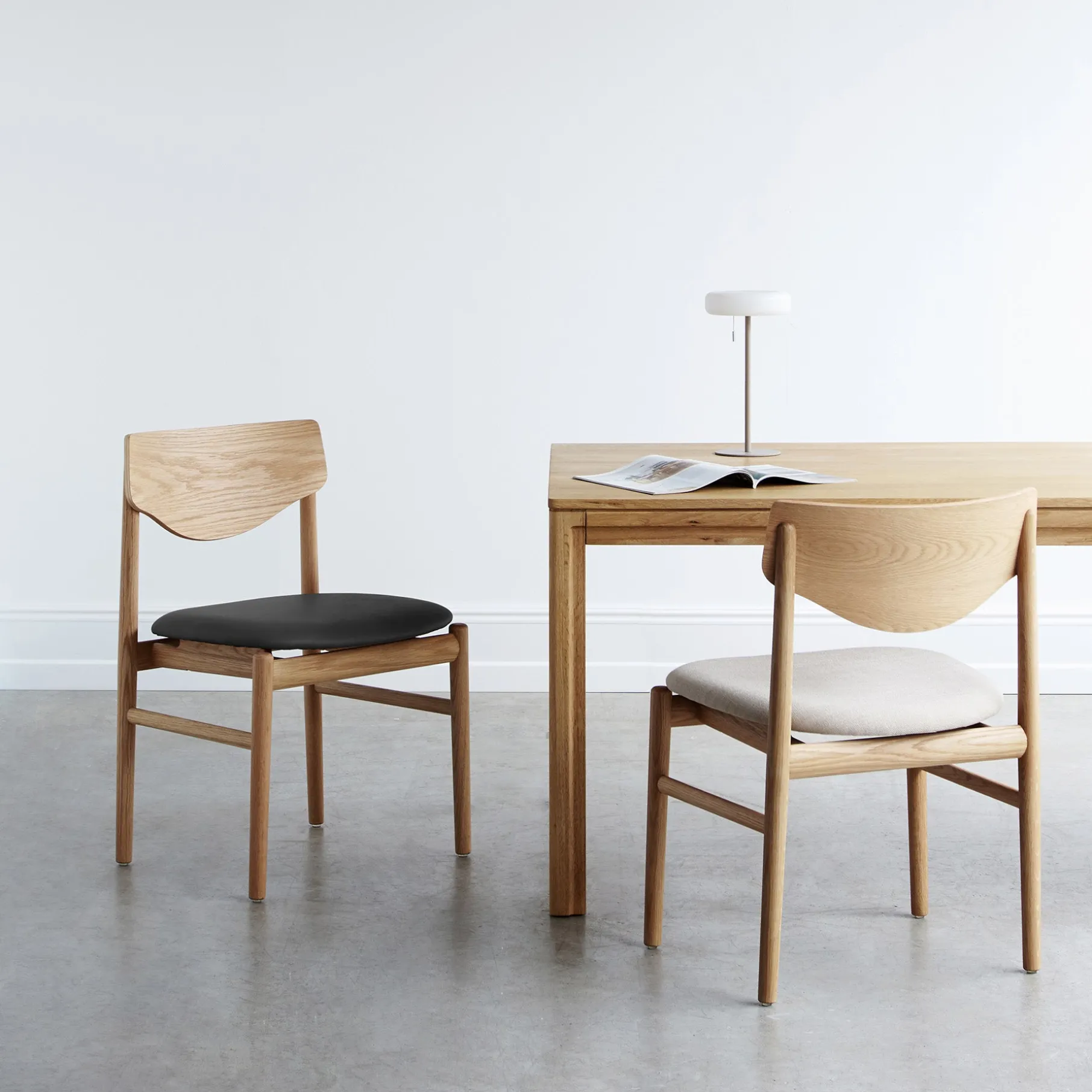 Celeste spisebordsstol u. armlæn - Læder