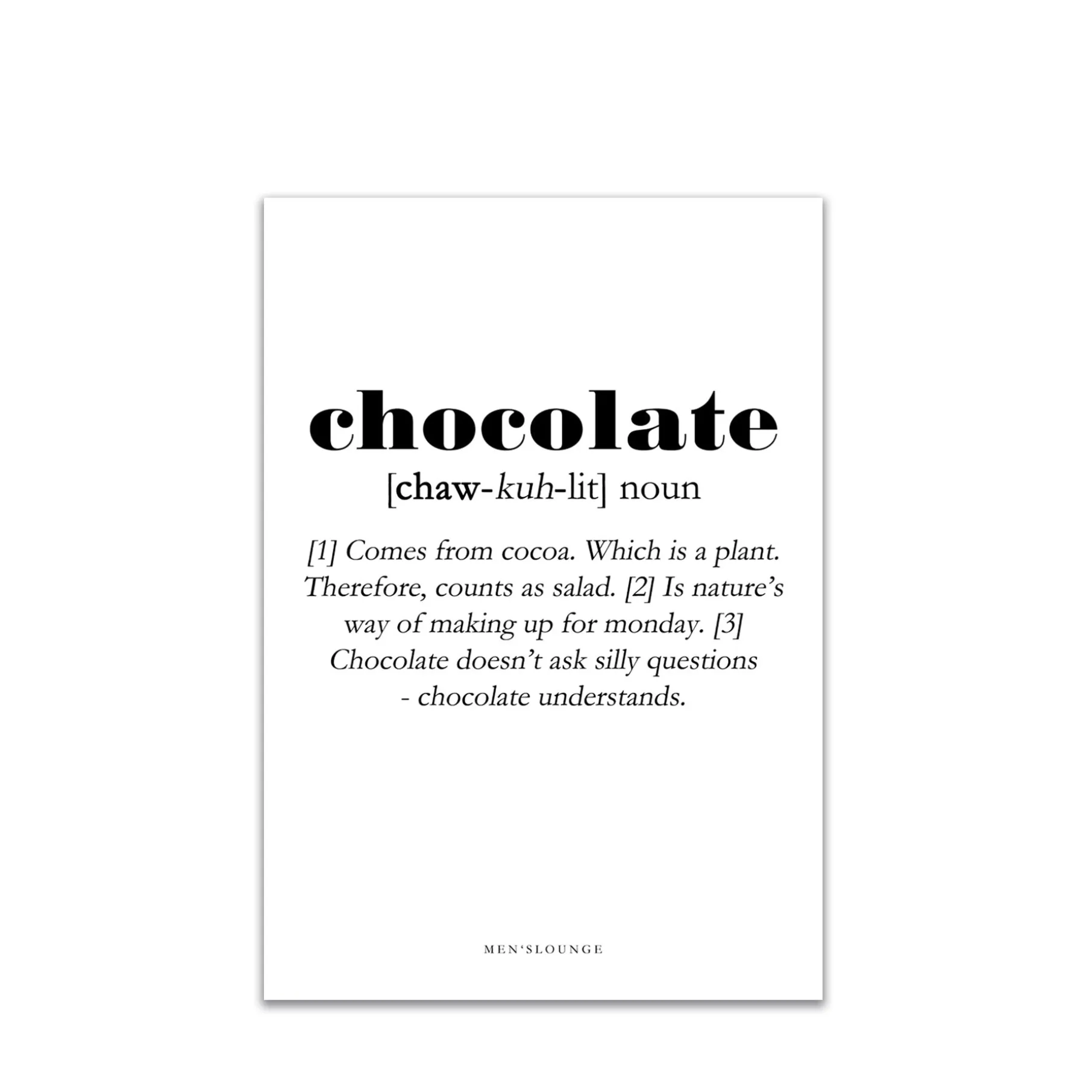 Chocolate Definition A4