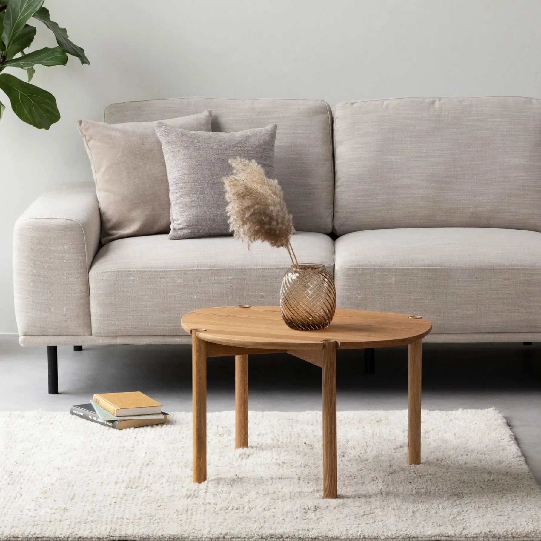 Colo Cross sofabord, FSC certificeret egetræ H40 cm