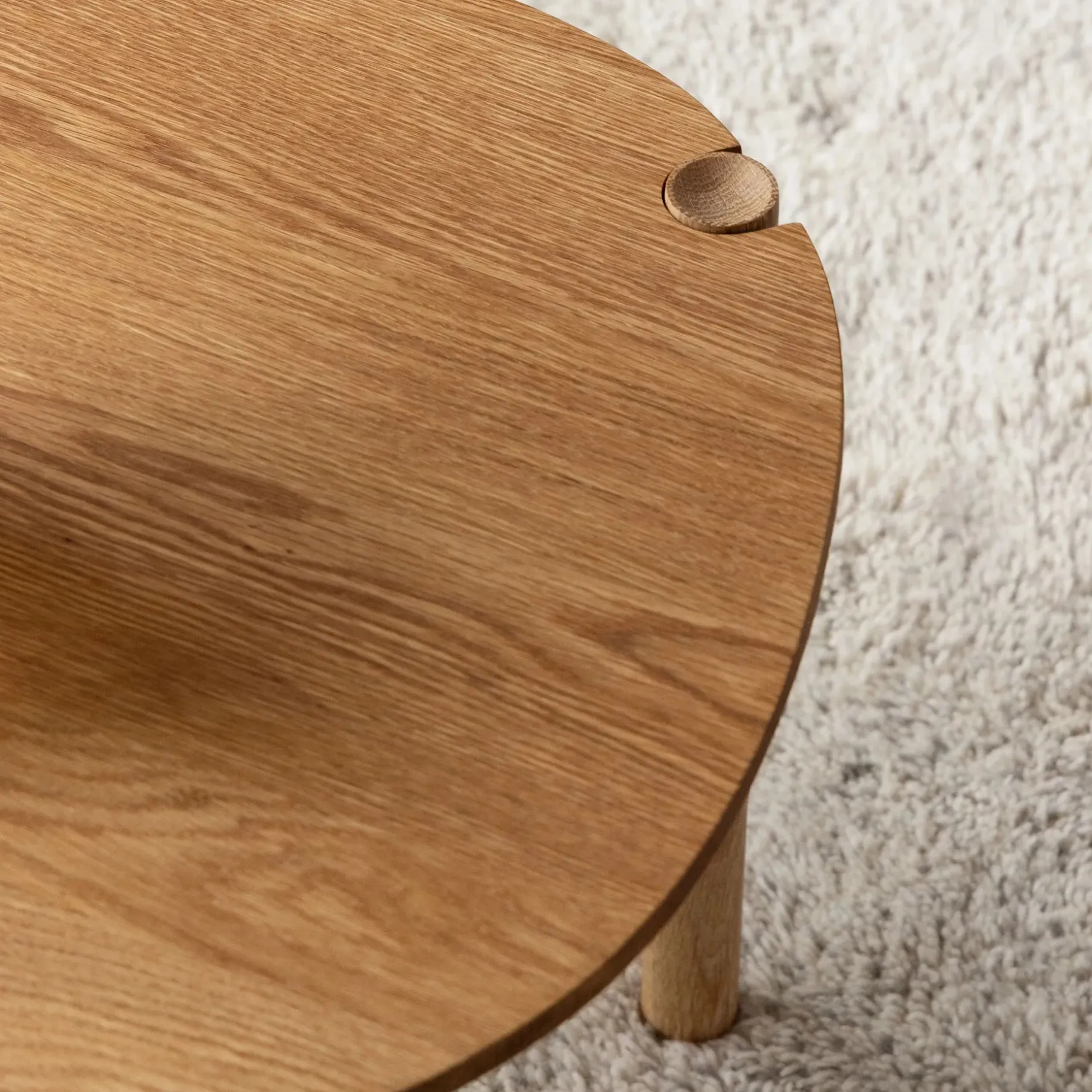 Colo Cross sofabord, FSC certificeret egetræ H40 cm