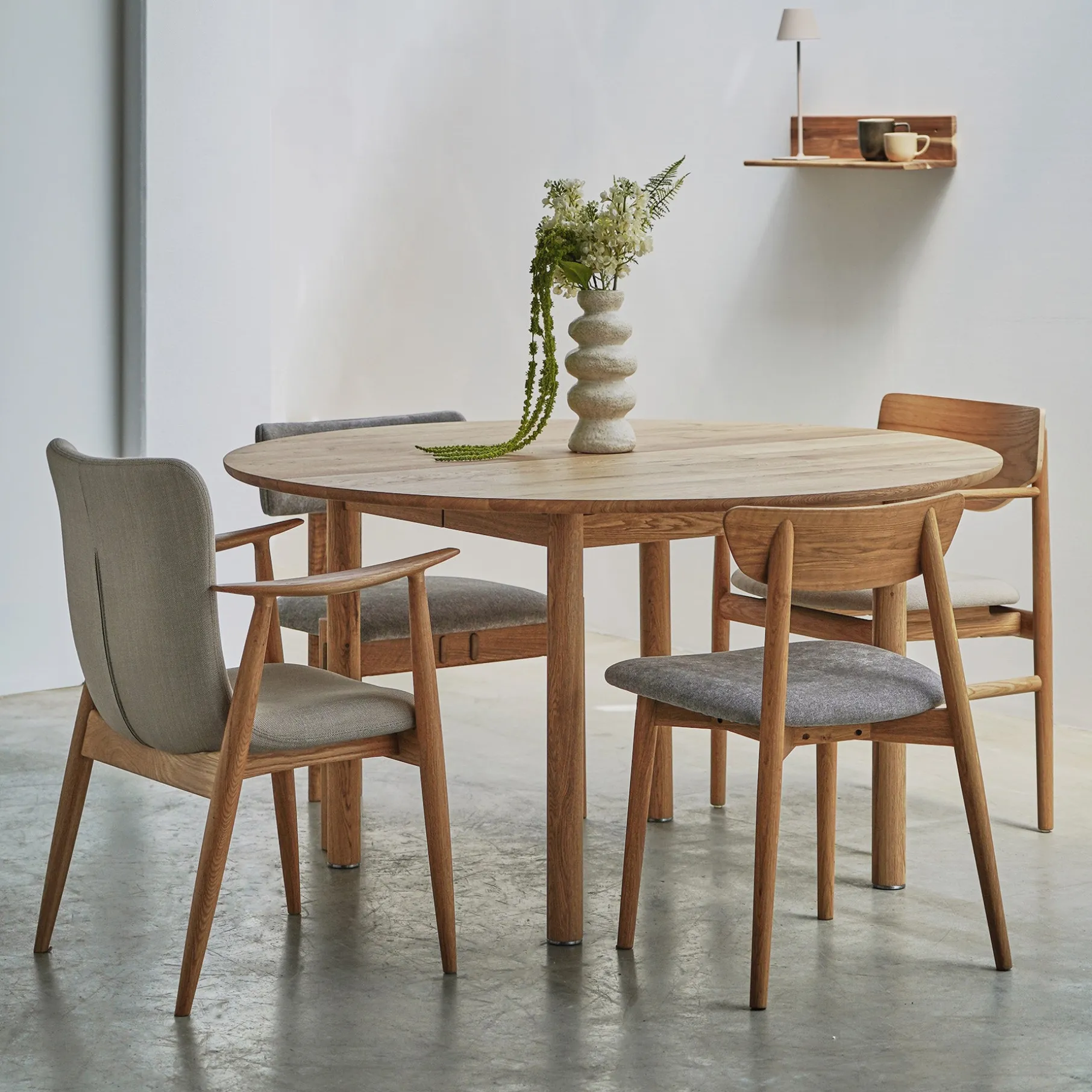 Colo udtræksspisebord - Ø120 cm