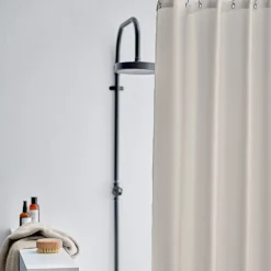 Comfort badeforhæng 180x200 cm beige