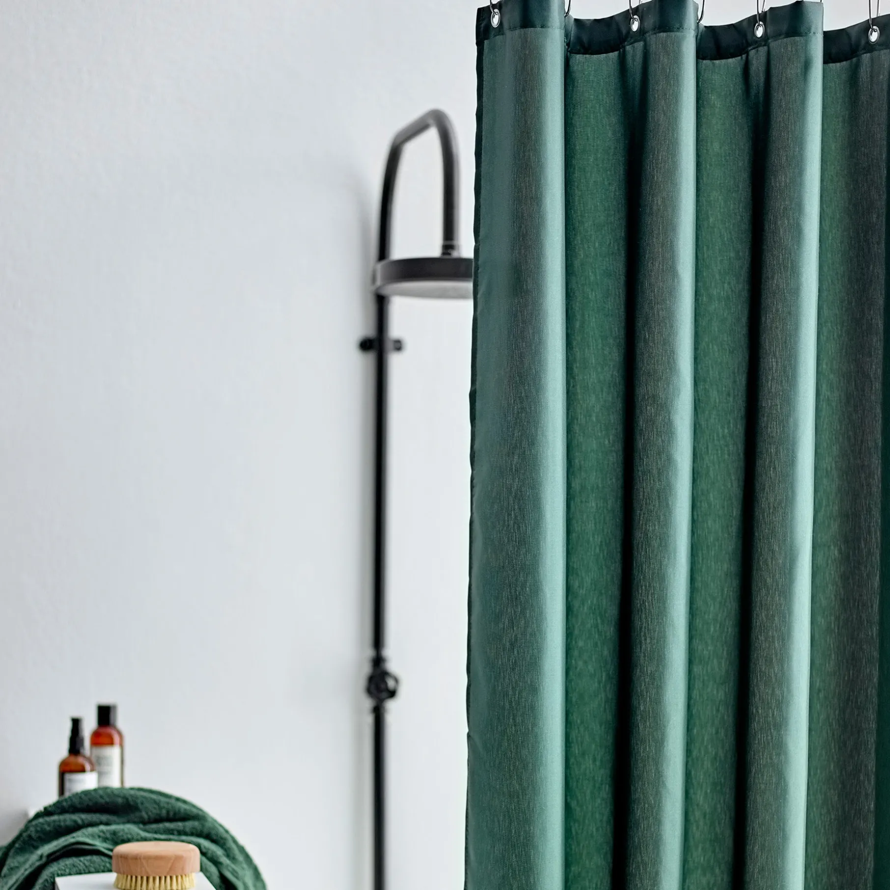 Comfort badeforhæng 180x220 cm pine green