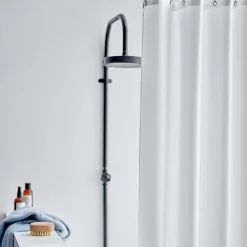 Comfort badeforhæng 180x220 cm white