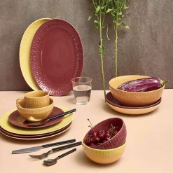 Confetti salatskål mustard