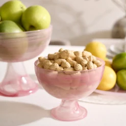 Cotton Candy skål på fod Ø13 cm