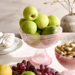 Cotton Candy skål på fod Ø20 cm