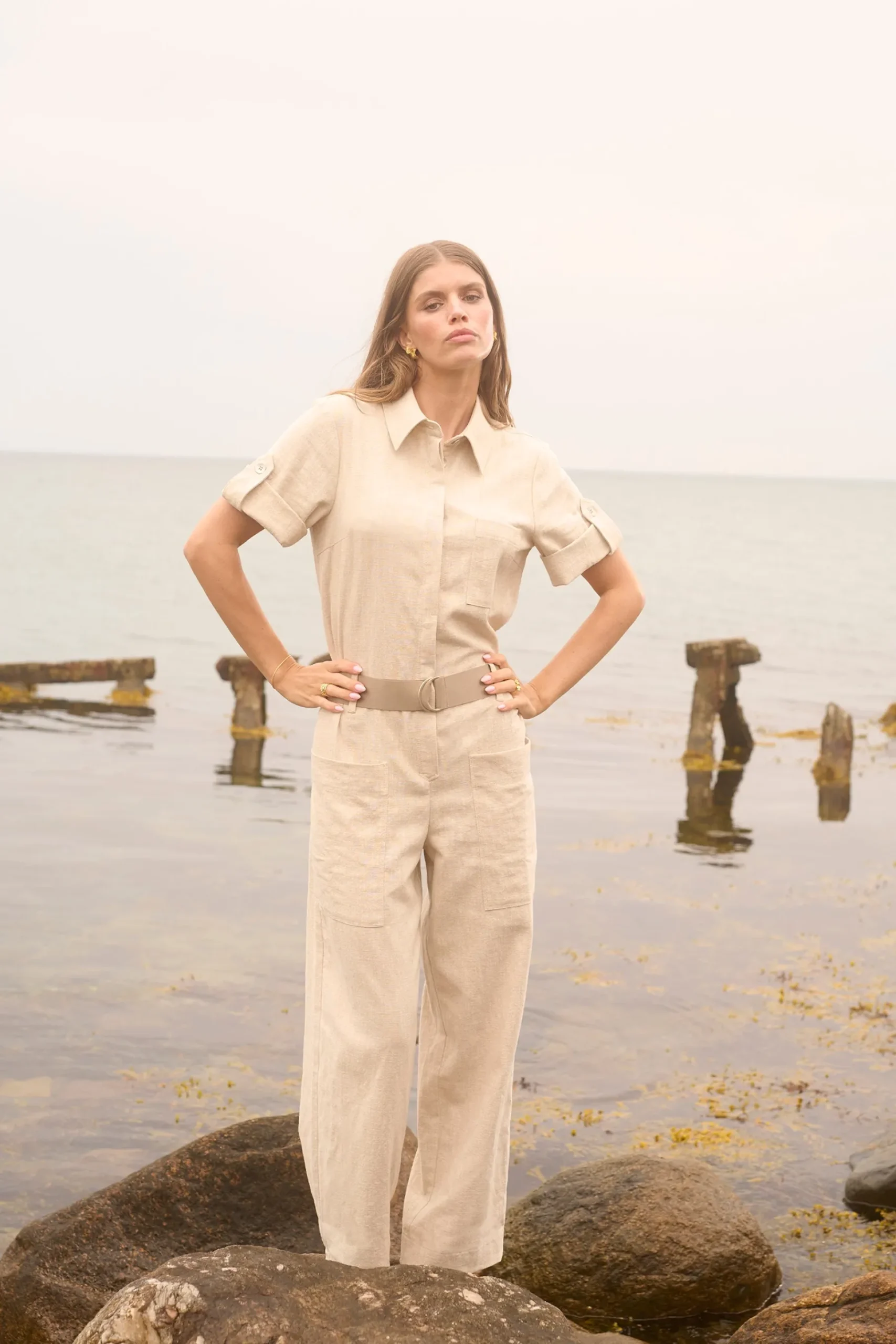 CRCella hør buksedragt