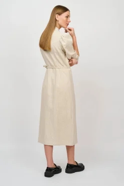 CRNatalie Slå-Om Hør Kjole