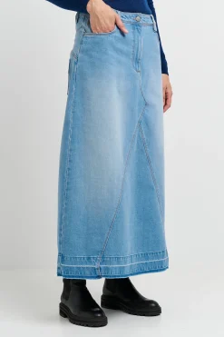 CRZala denim nederdel
