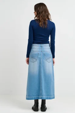 CRZala denim nederdel