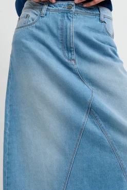 CRZala denim nederdel