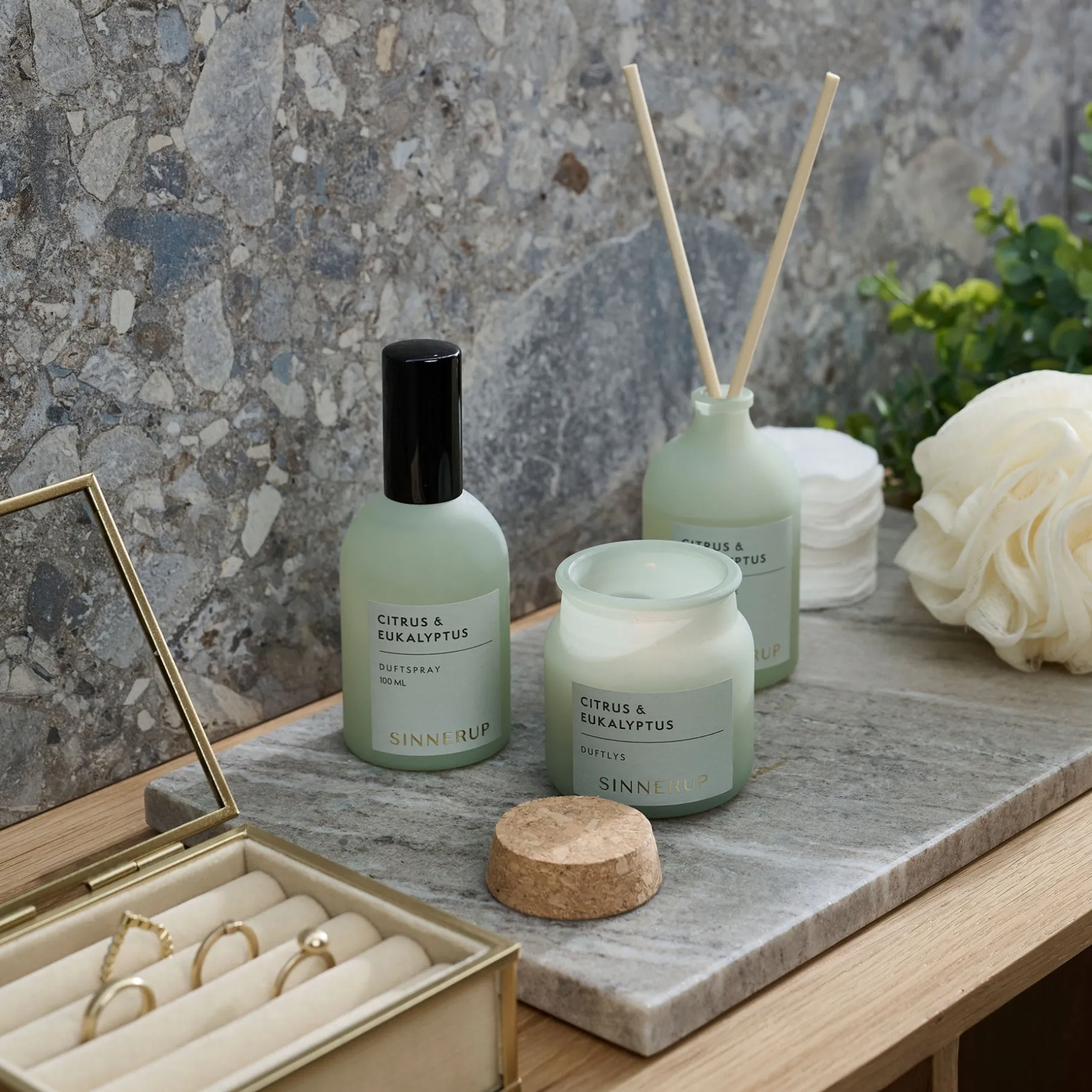 Duftsæt grøn mist eukalyptus/citrus