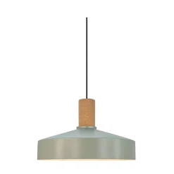 Elvas pendel kork støvet grøn