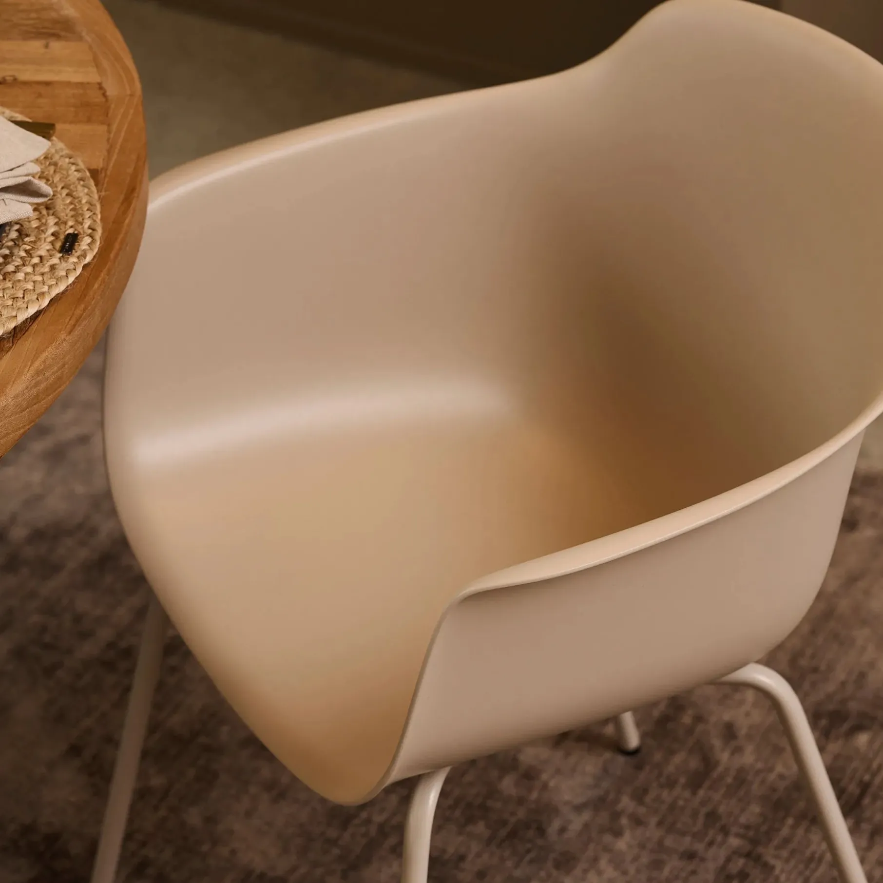 Enna spisebordsstol m. metal ben