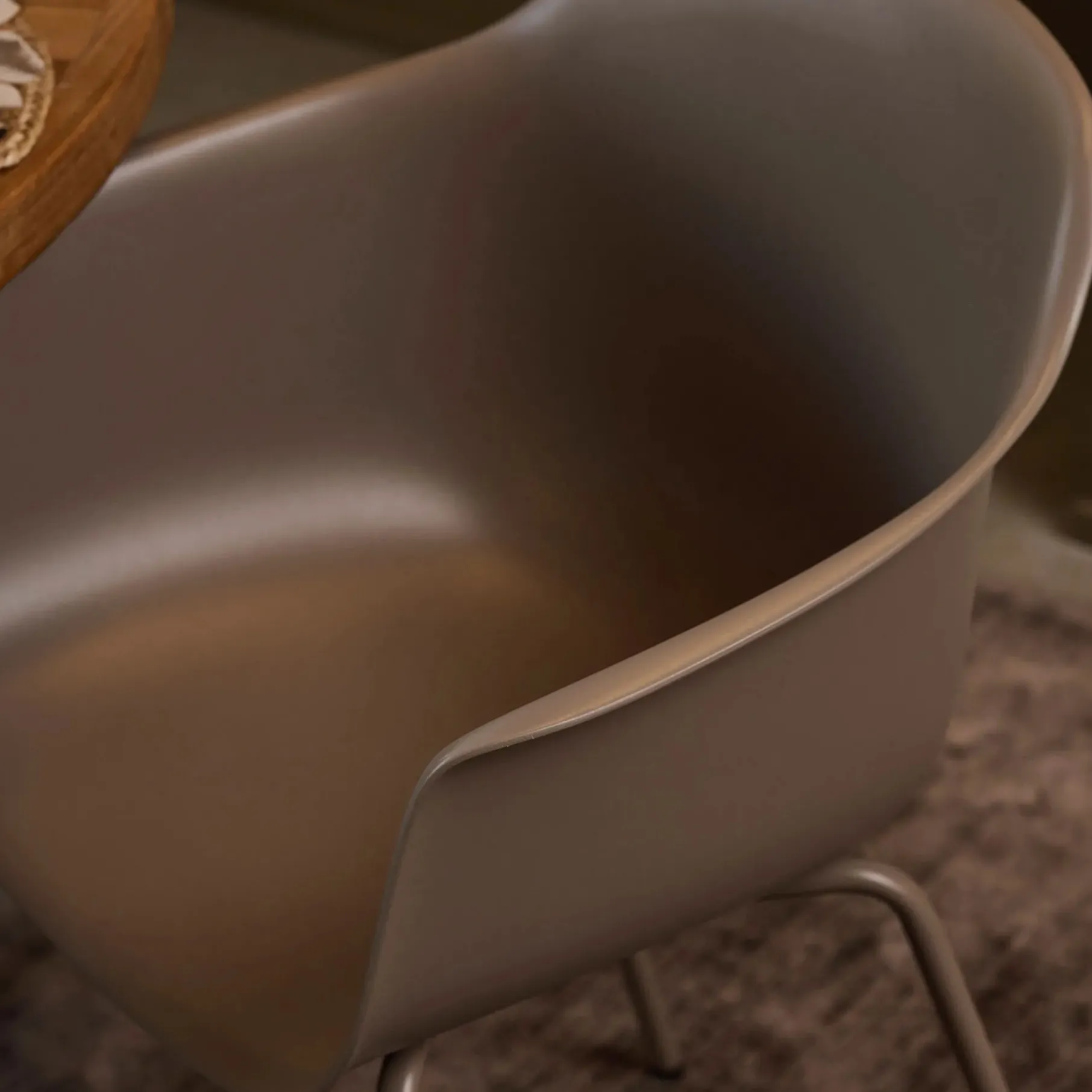 Enna spisebordsstol m. metal ben