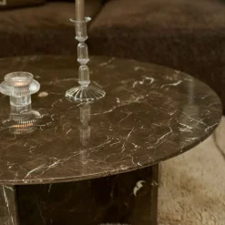 Galileo sofabord i marmor Ø85 cm