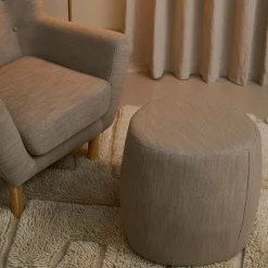 Genie puf stof Ø49,5 cm