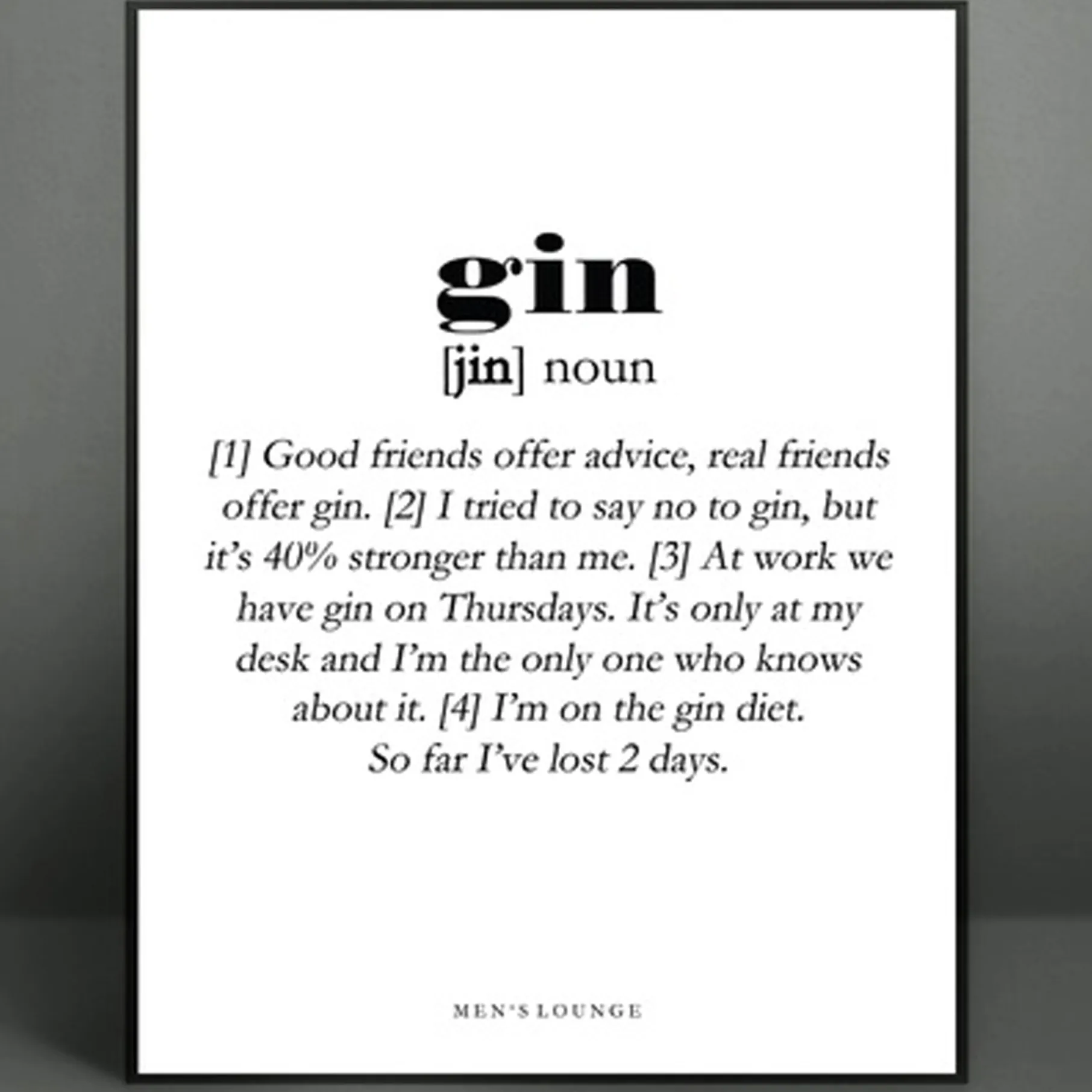 Gin definition A4