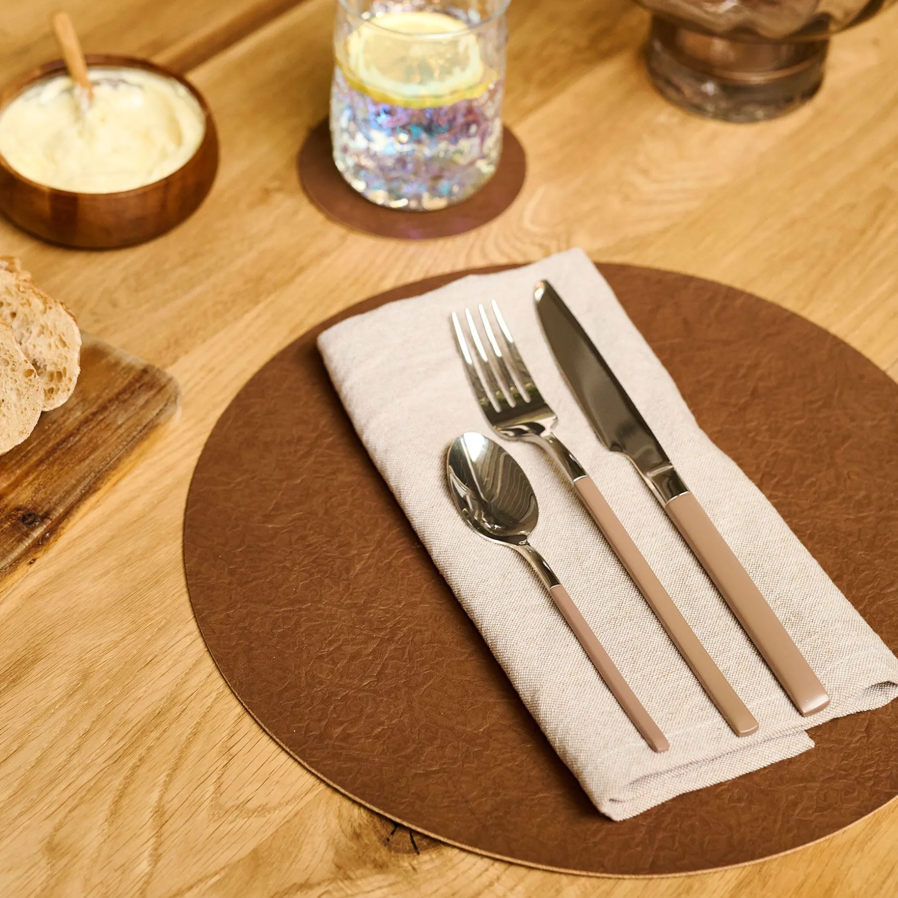 Glasgow Vendbar dækkeserviet Ø30 cm