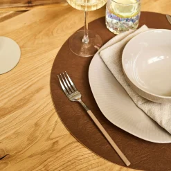 Glasgow vendbar dækkeserviet Ø38 cm