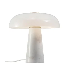 Glossy bordlampe hvid