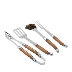 Grillsæt 4 dele egetræ