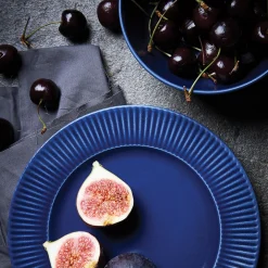 Groovy skål Ø14,5 cm blå stentøj