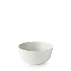 Groovy skål Ø14,5 cm hvid stentøj