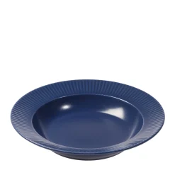 Groovy suppetallerken Ø23 cm blå stentøj