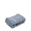Håndklæde 2 stk 40x60 cm støvet blå