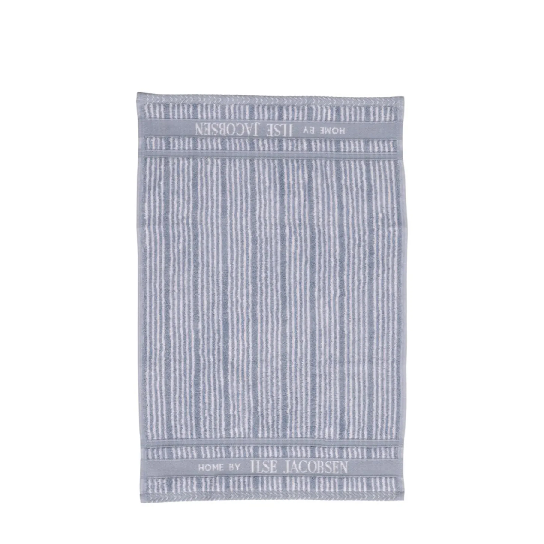 Håndklæde 2 stk 40x60 cm støvet blå striber