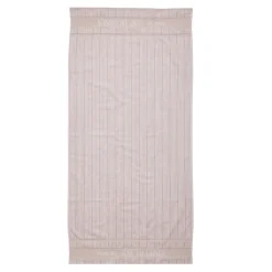 Håndklæde 70x140 cm sand/beige striber