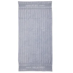 Håndklæde 70x140 cm støvet blå striber