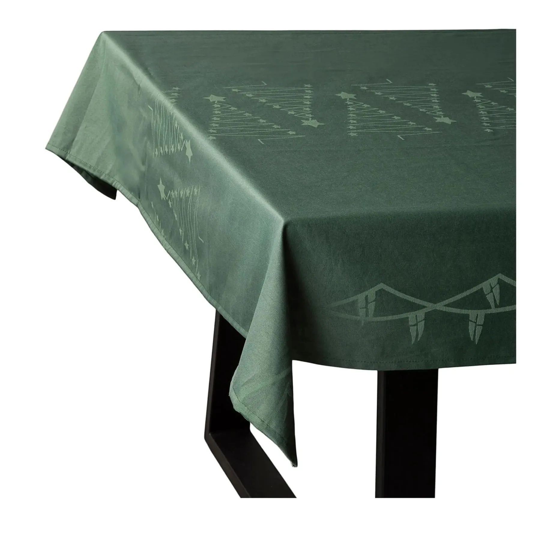 Jacquard Juledug 140x320 grøn