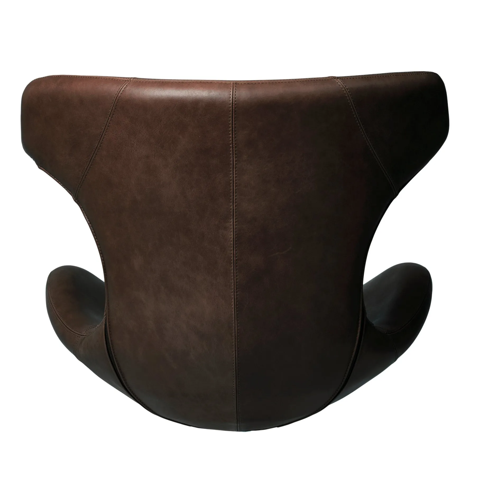 Kato loungestol læder m. chrome drejesokkel